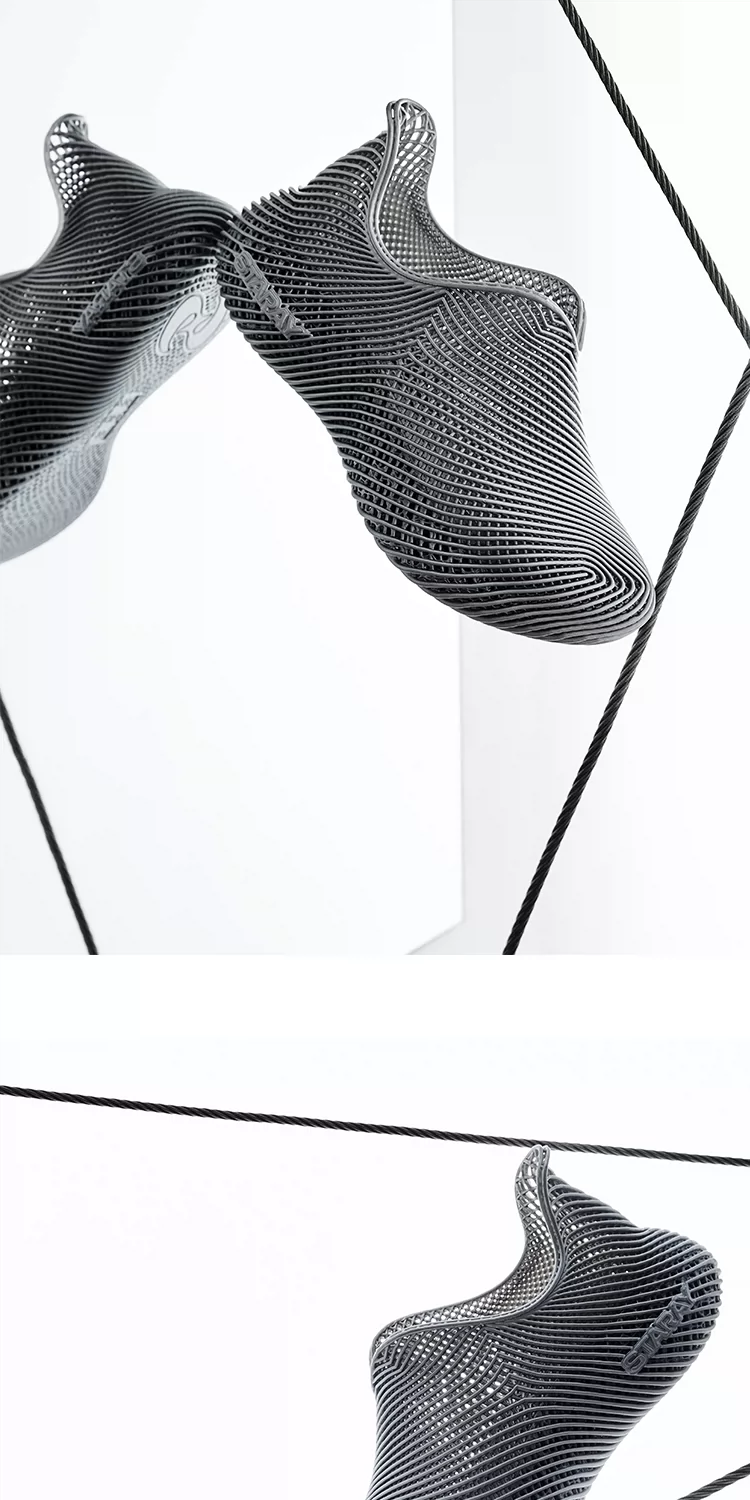 星世线元界Flow沙滩户外徒步老爹鞋休闲慢跑鞋线条通勤3d打印鞋4d 9