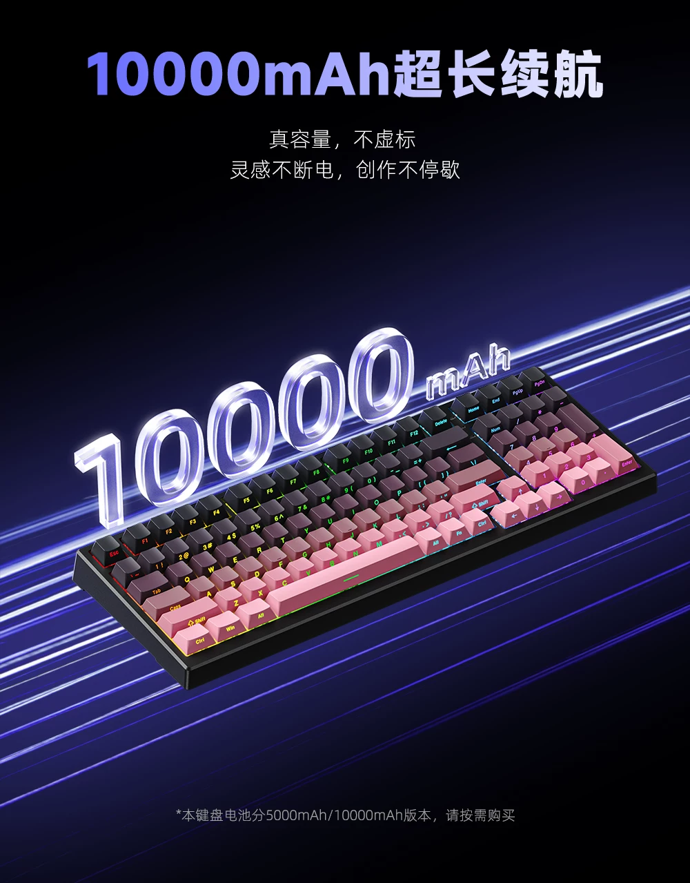 新盟X98ProV2三模无线机械键盘蓝牙2.4G客制化全键热插拔RGB电竞 8