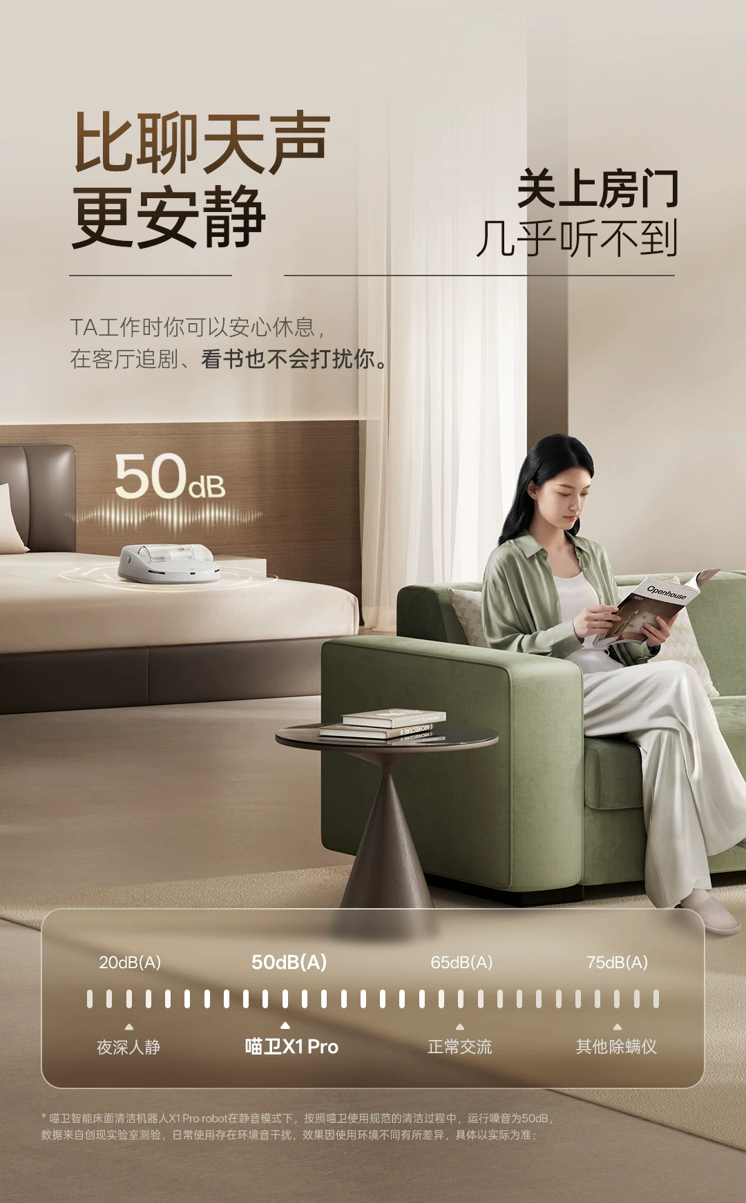 【新品首发】喵卫除螨家用床上吸尘自动扫床机器人静音吸尘除螨仪 40