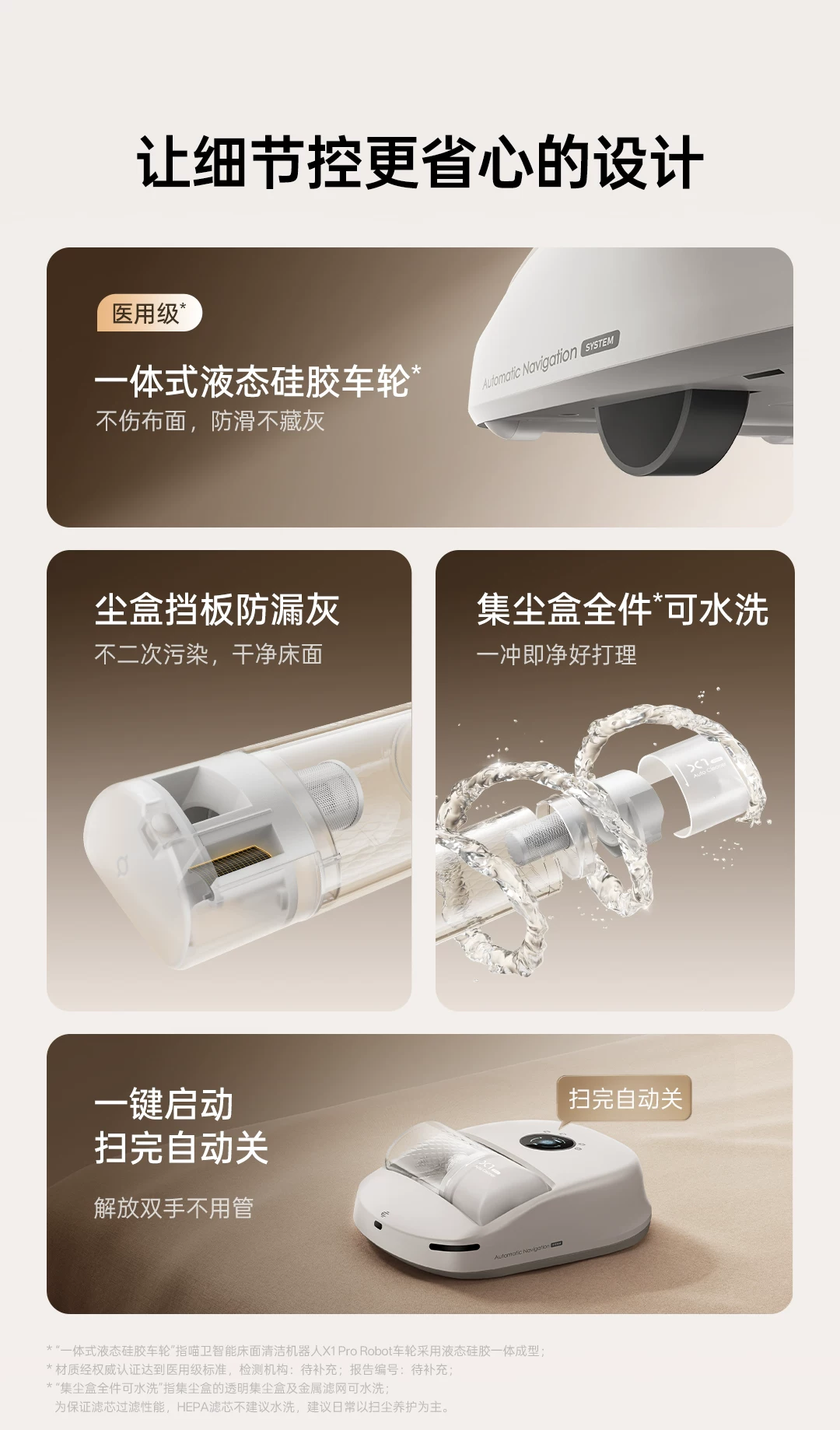 【新品首发】喵卫除螨家用床上吸尘自动扫床机器人静音吸尘除螨仪 41