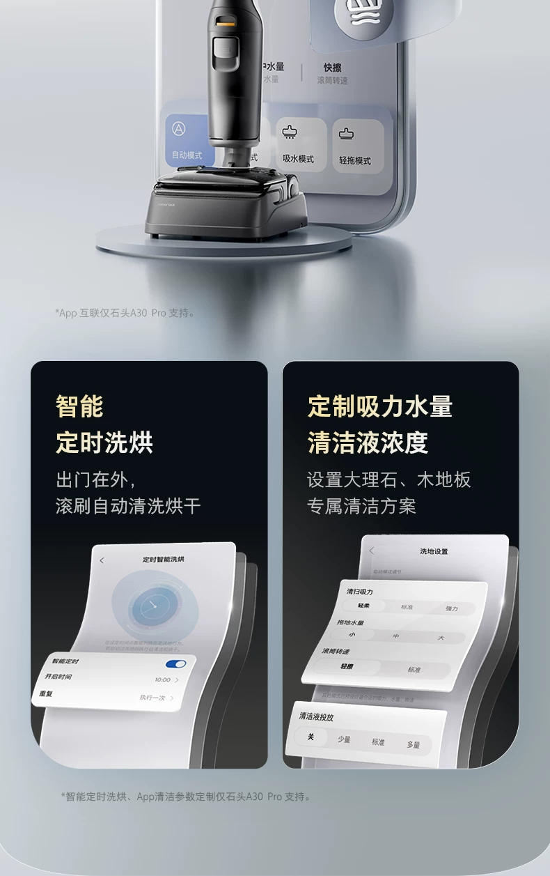 石头智能洗地机A30Pro2.0/Steam2.0/Ultra家用吸拖地一体0缠躺平 49