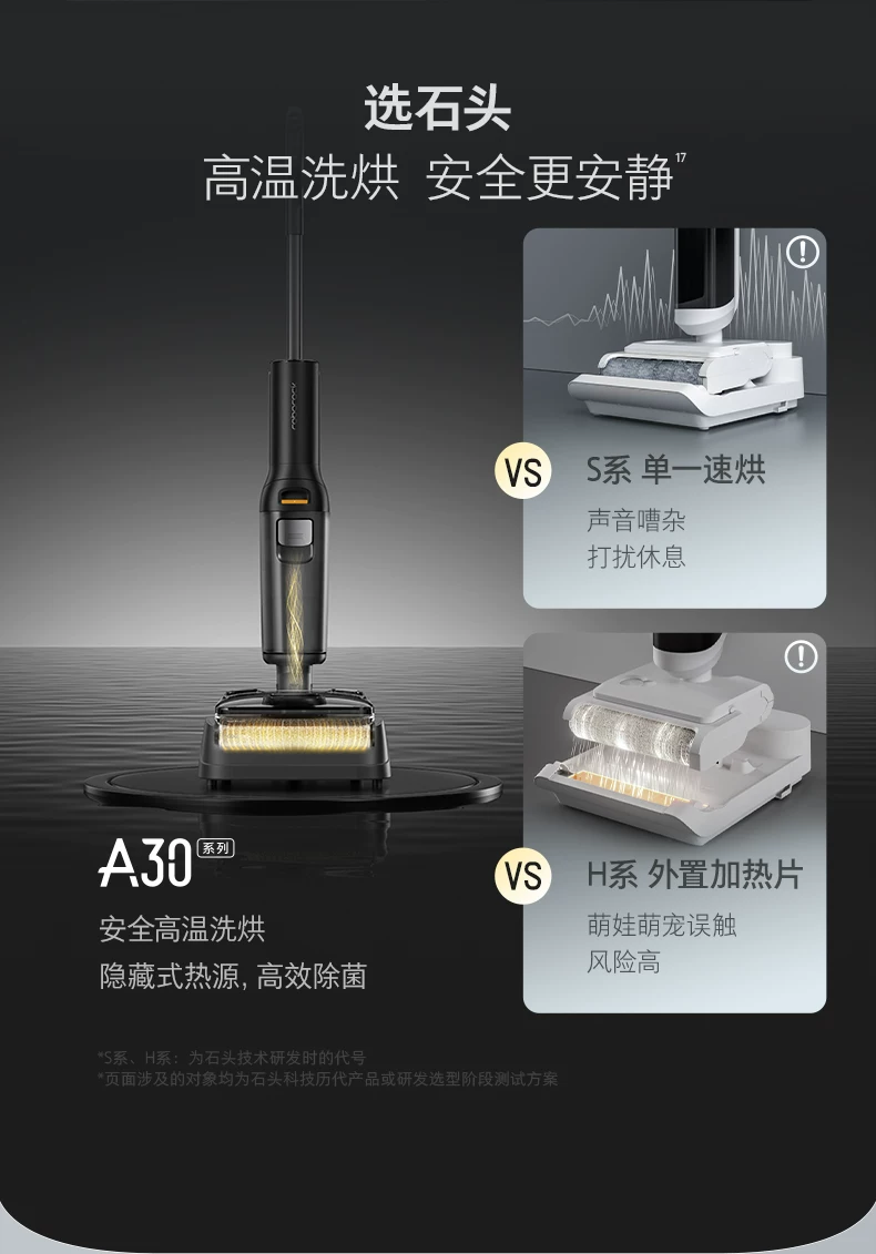 石头智能洗地机A30Pro2.0/Steam2.0/Ultra家用吸拖地一体0缠躺平 45
