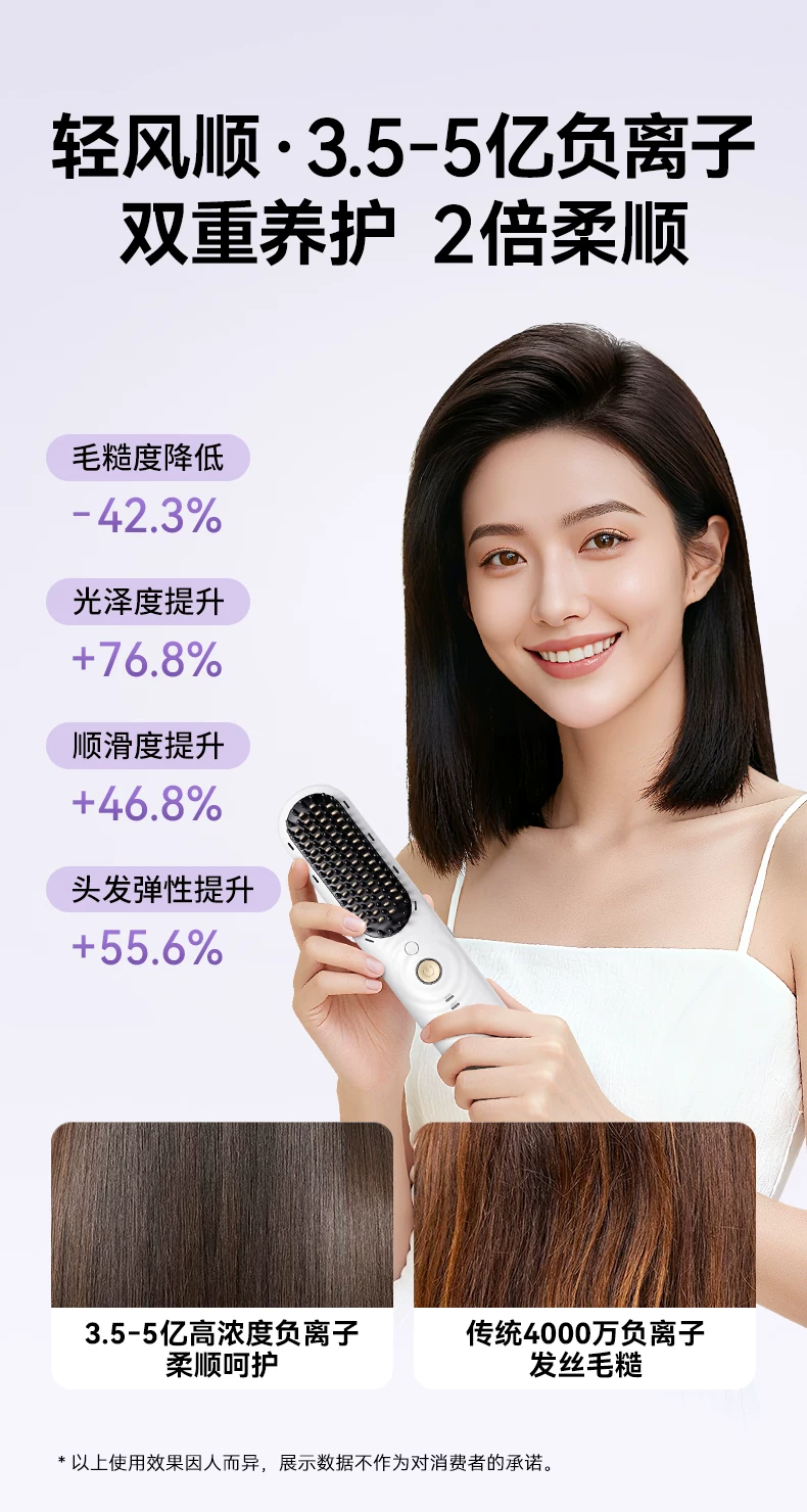 科厘无线直发梳负离子蓬松头发高颅顶冷风造定型久两用便携式新款 11
