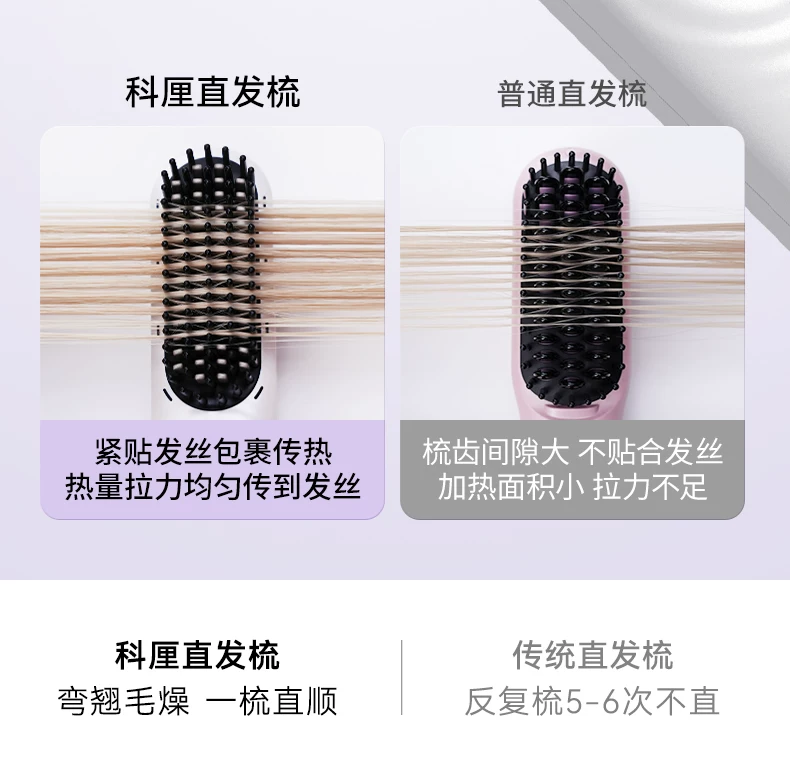 科厘无线直发梳负离子蓬松头发高颅顶冷风造定型久两用便携式新款 16
