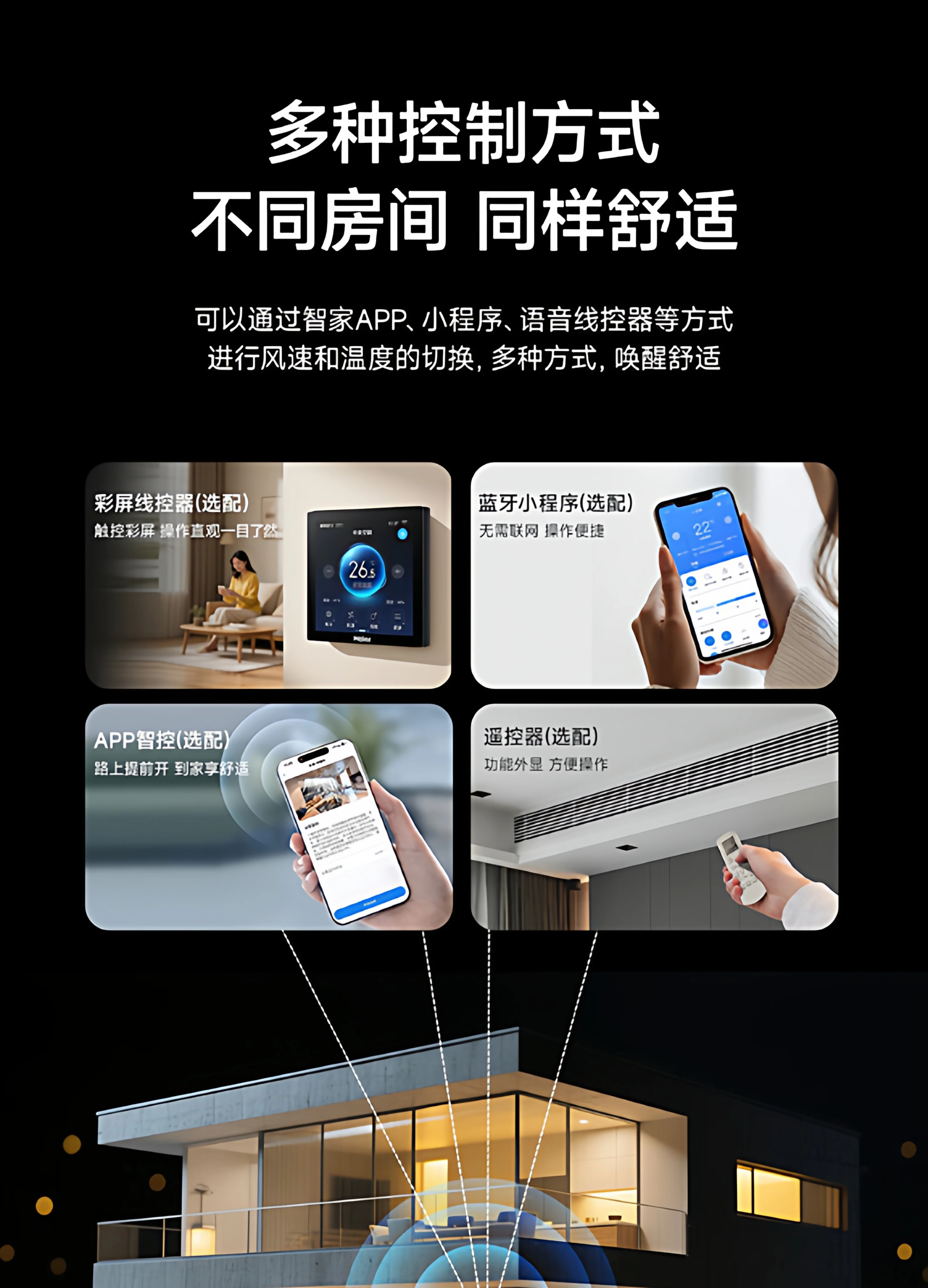 官方旗舰】海尔云舒Pro+中央空调5匹一拖四多联机一级能效旗舰店 43