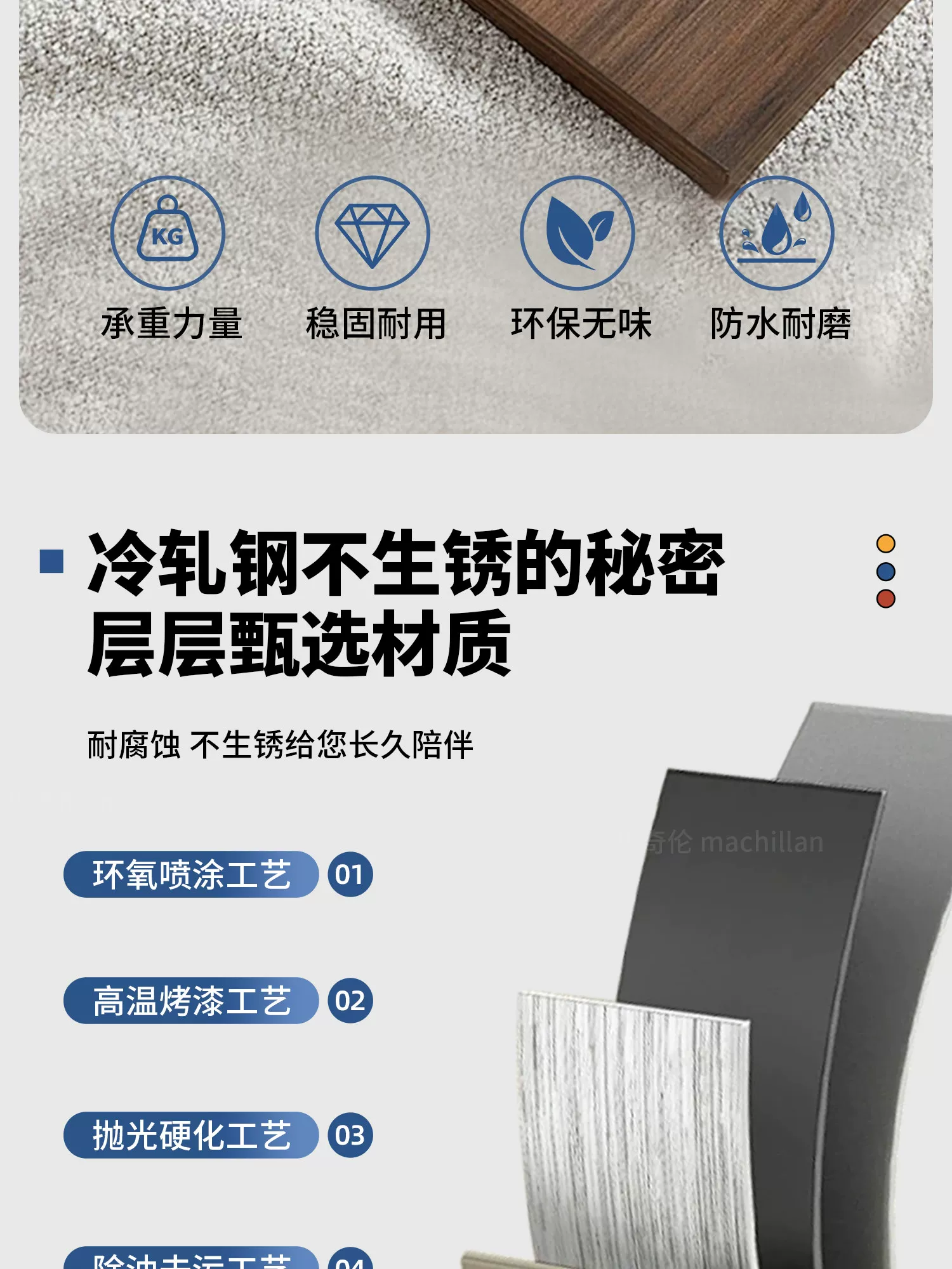 站立式工作台可升降电脑桌台式显示屏增高架可折叠笔记本调节支架 16