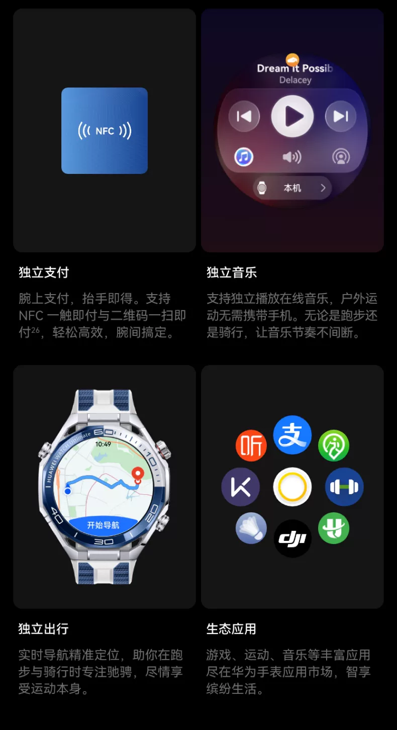 【咨询再减1350！】华为手表WATCH Ultimate 2 非凡大师eSIM探索智能北斗卫星通信150米潜水海豚声呐新款旗舰 63
