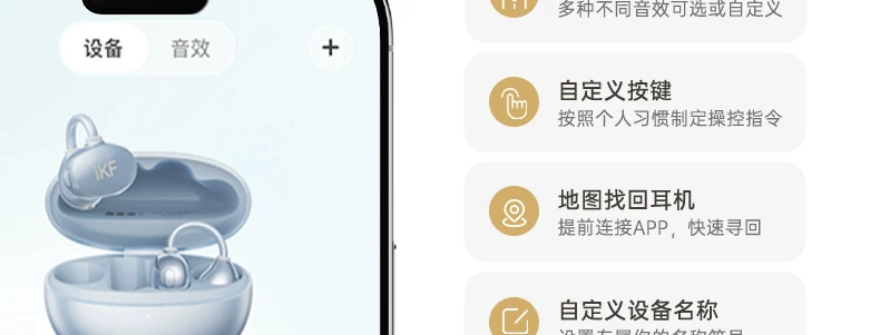 iKF AirClip Pro耳夹式无线Ai翻译蓝牙耳机气传导2026新款骨运动 83