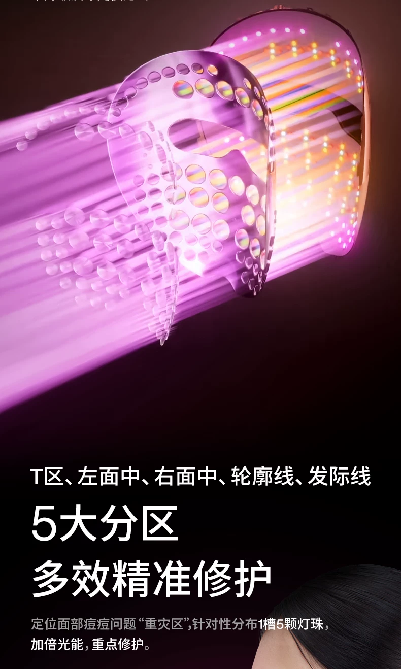 【曹颖甄选】AMIRO觅光面罩L2 Pro美容仪LED光疗红蓝光祛痘嫩肤仪 14