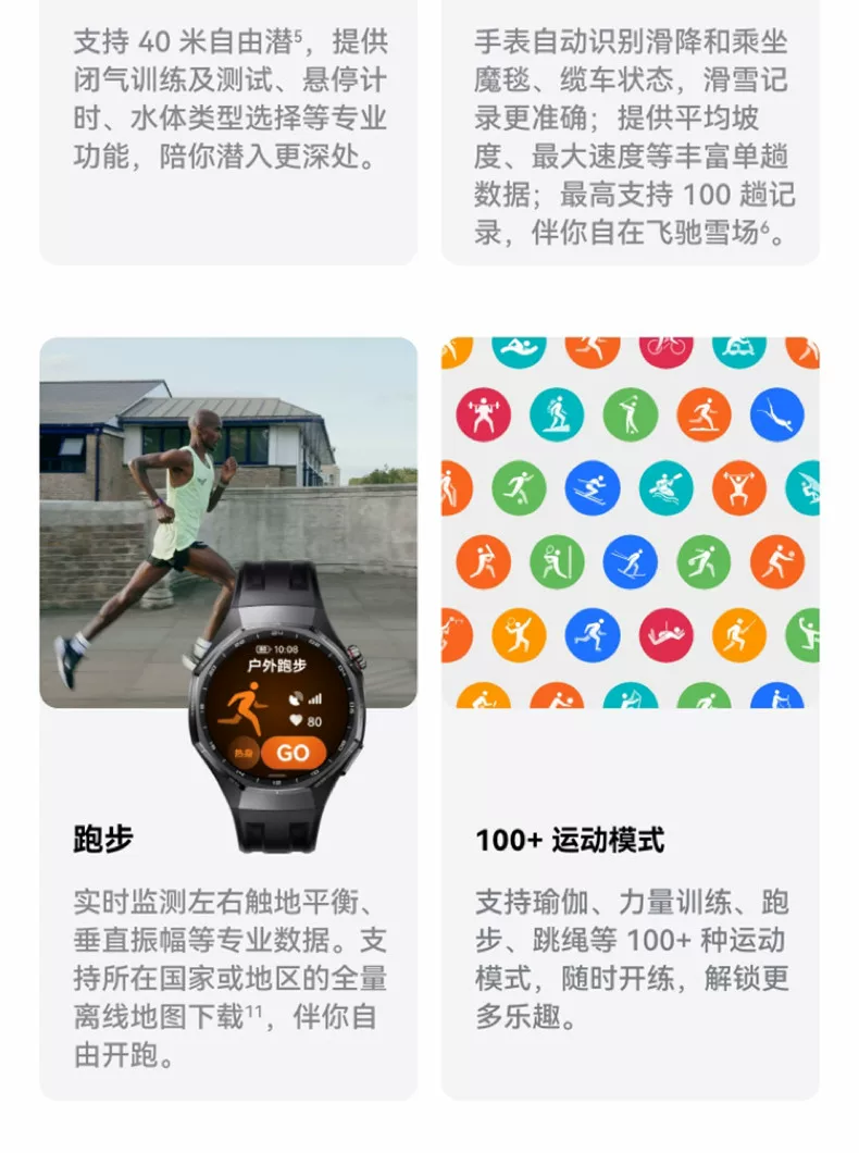 华为手表WATCH GT6 Pro智能手表21天超长续航骑行运动健康watchgt男士腕表蓝牙电话官方旗舰华为gt6pro手表 23