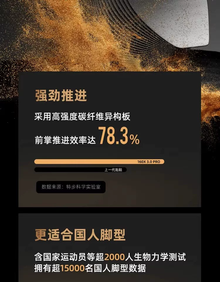特步160X3.0PRO丨冠军版马拉松竞速碳板运动鞋跑步鞋男160X3.5PRO 10