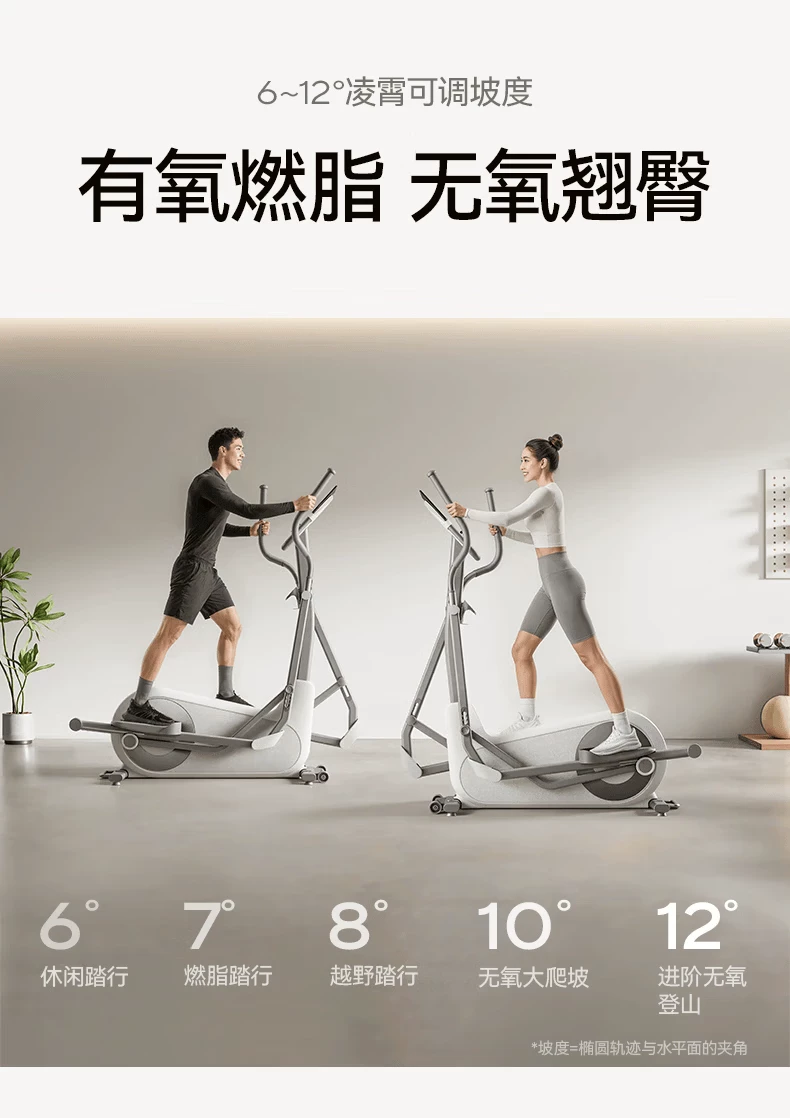麦瑞克椭圆机家用大步距爬楼机健身器材静音护膝漫步仪凌波L7PRO 33
