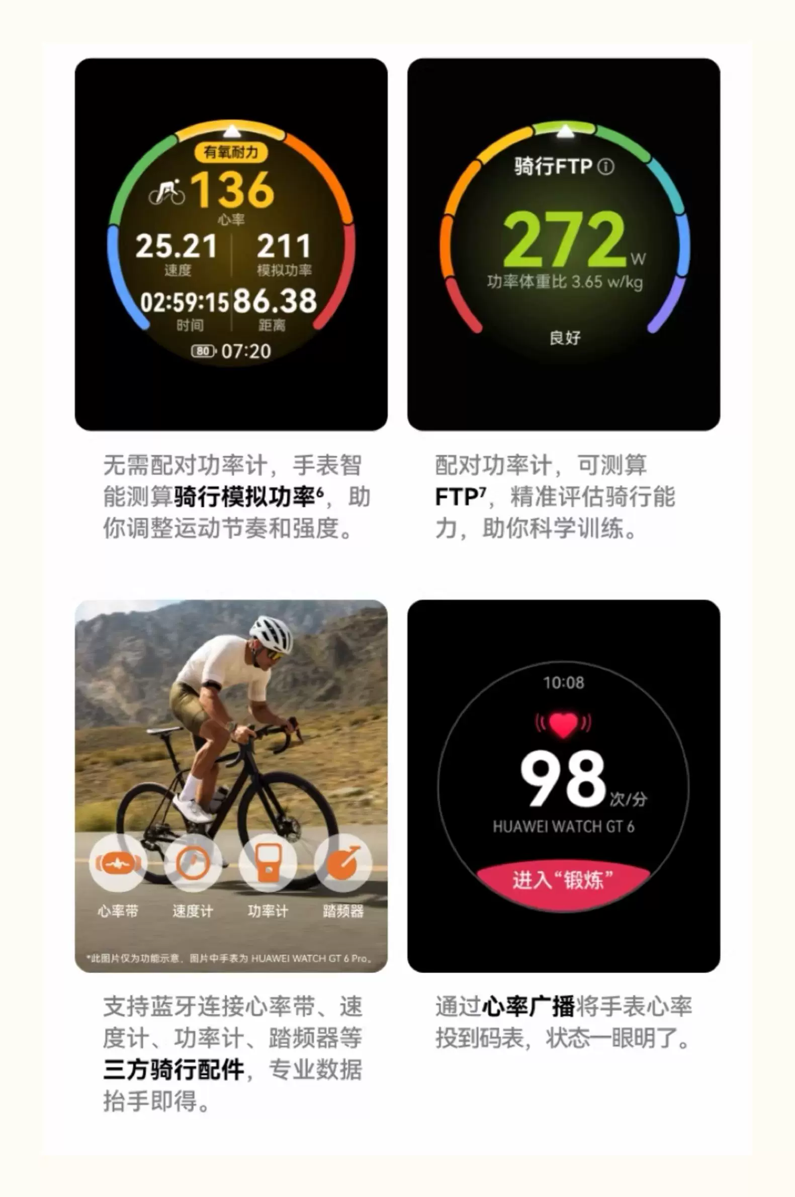 【咨询更优惠】华为手表WATCH GT6女款运动智能商务手表女士情人节礼物送老婆时尚腕表女官方原装正品旗舰 63