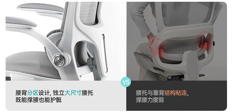 黑白调P2Pro二代人体工学椅电竞椅电脑椅家用久坐办公椅学习椅 12
