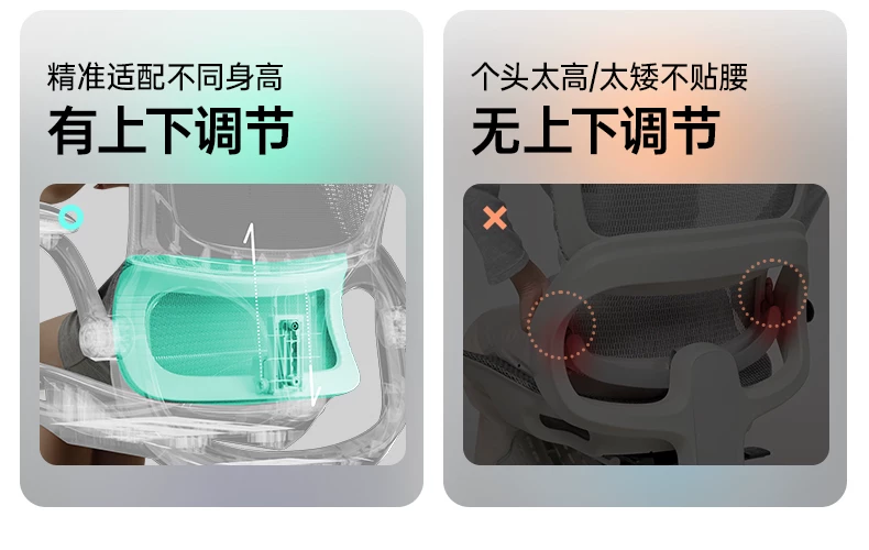 黑白调P2Pro二代人体工学椅电竞椅电脑椅家用久坐办公椅学习椅 24