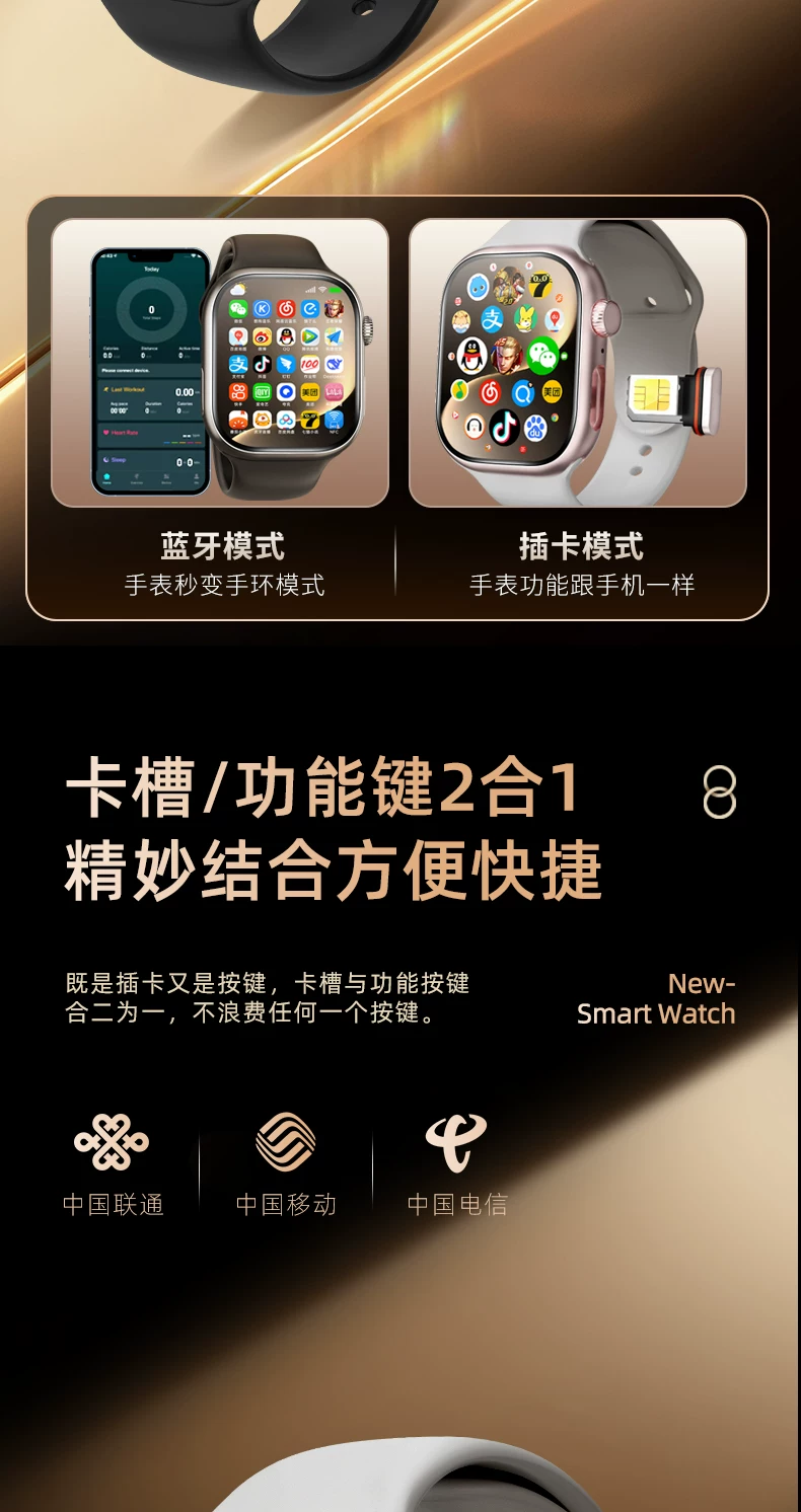 华强北S12max智能电话手表s11watch可插卡ultra蜂窝顶配W527指纹 21