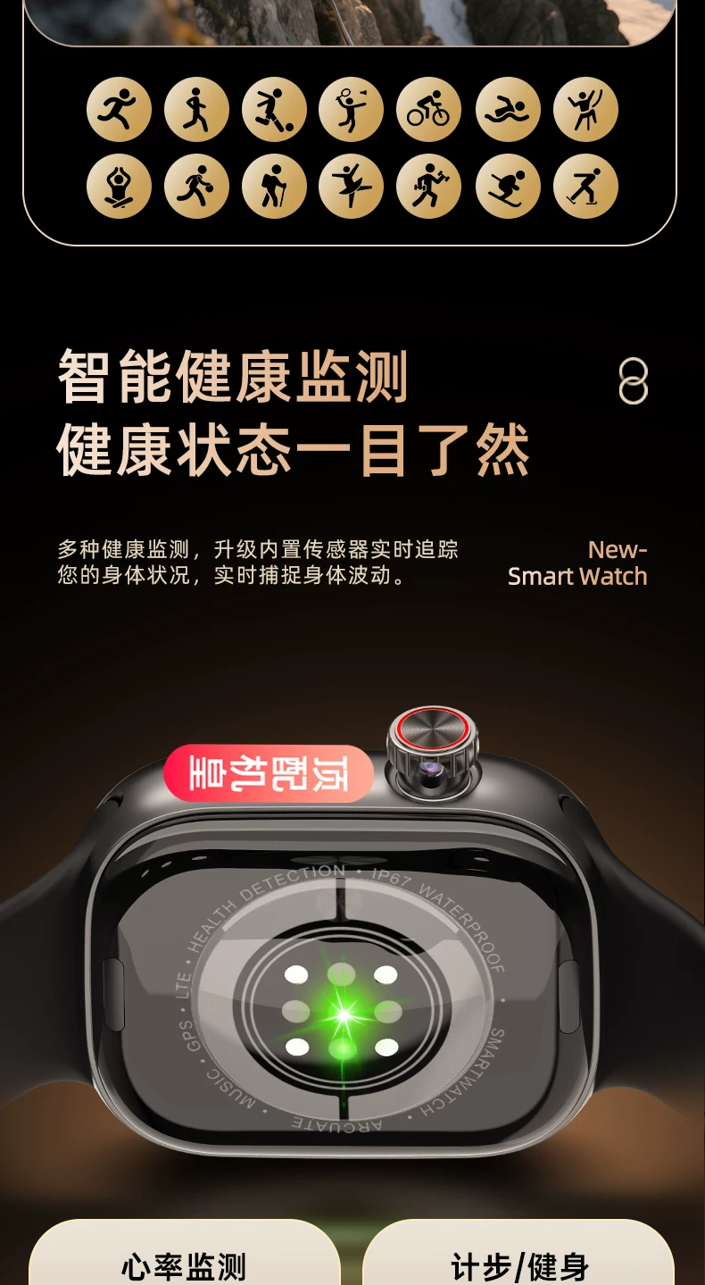华强北S12max智能电话手表s11watch可插卡ultra蜂窝顶配W527指纹 29