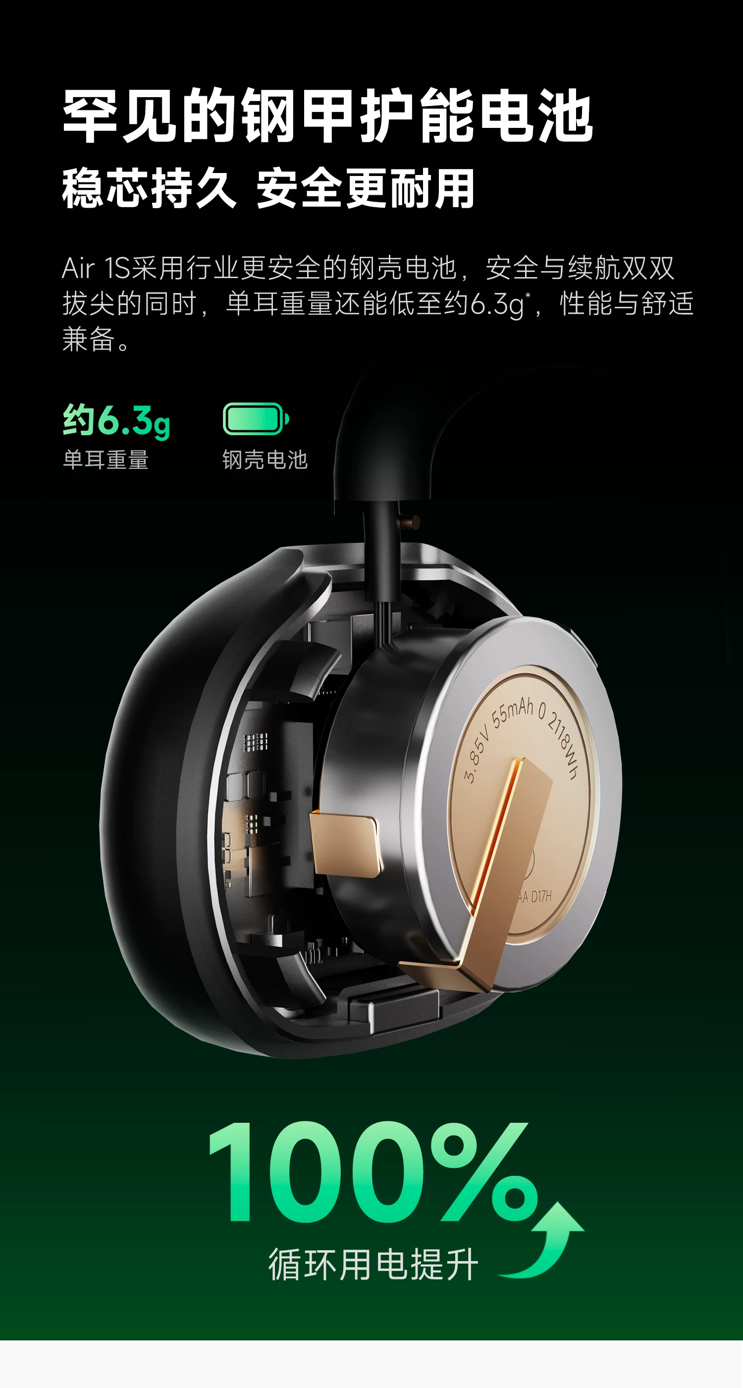 【新品升级】当贝Dangbei Air 1S开放式耳夹无线蓝牙耳机 48