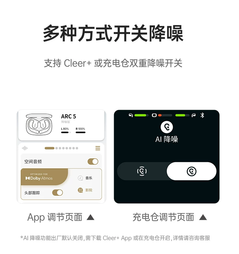 【主动降噪】Cleer ARC5系列开放式无线蓝牙耳机运动跑步新款礼物 10