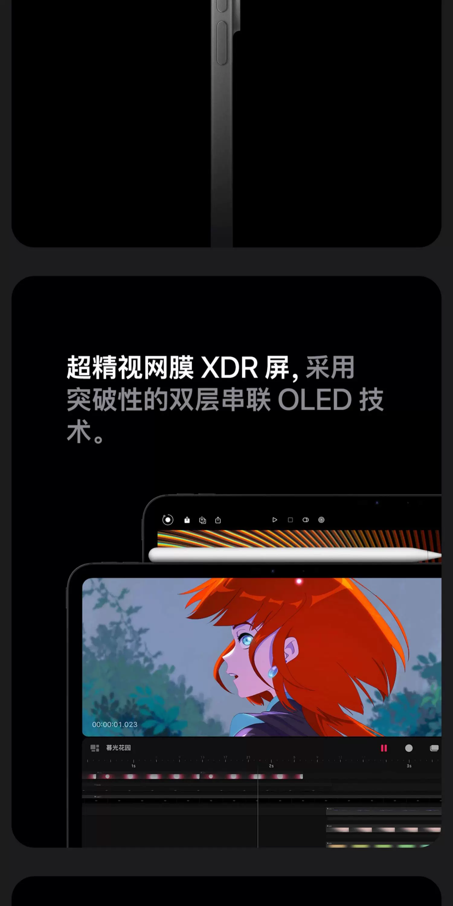 Apple/苹果 11 /13英寸 iPad Pro M4芯片 2024款 平板电脑 15