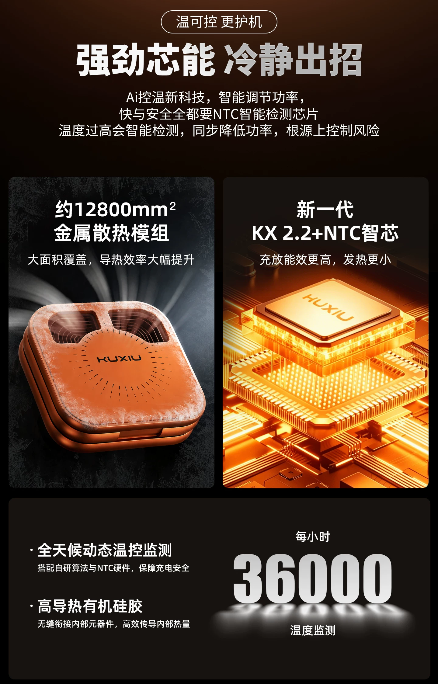 KUXIU2.2认证MagSafe三合一无线充电器25W快充适用iPhone17苹果16手机watch手表 AirPods Pro耳机便携迷你 11