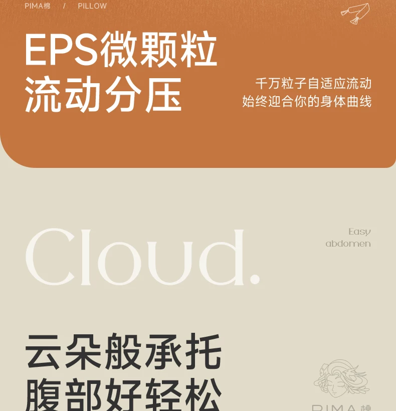 pima棉孕妇枕护腰侧睡枕托腹长条枕孕期侧卧抱枕颗粒状抱抱糖PLUS 13