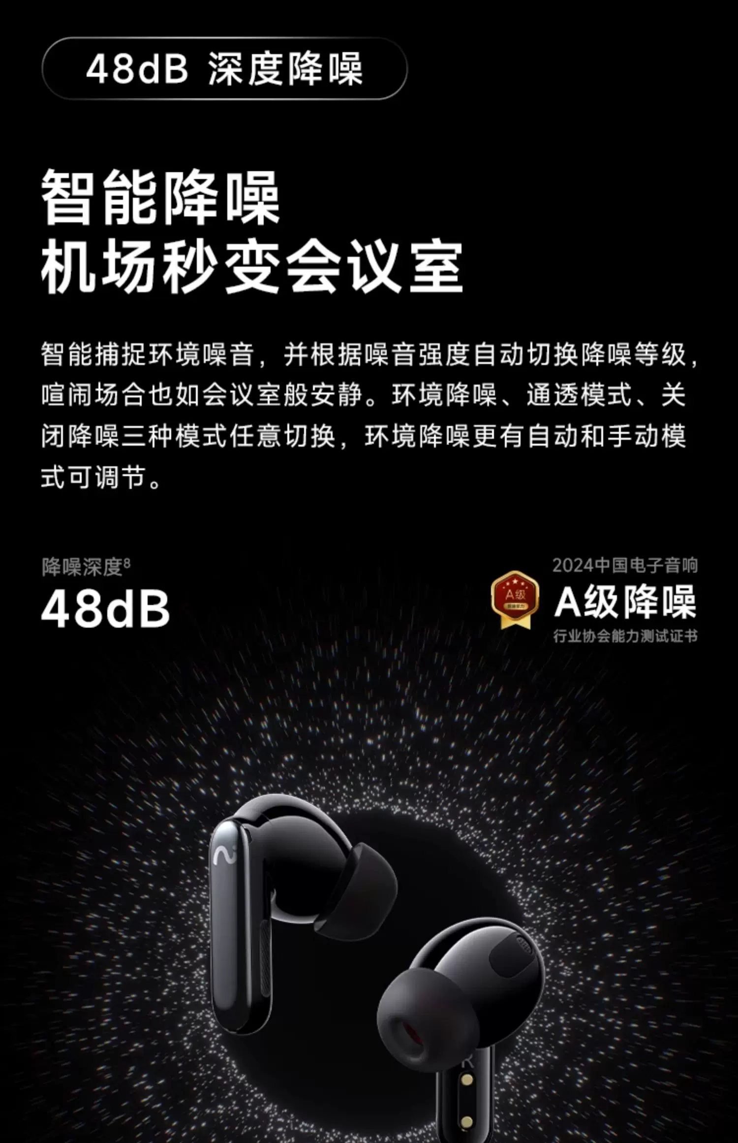 科大讯飞会议耳机pro2录音转写实时翻译智能降噪无线官方蓝牙耳机 23