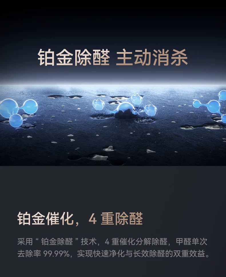 鸿蒙智选 720空气净化器家用除甲醛烟味3i3Pro3S支持华为智慧生活 8