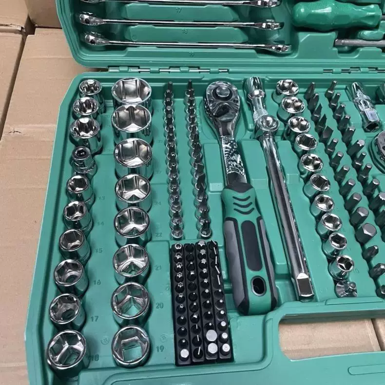 德国品质216件汽修套装多功能套筒扳手修车工具套装管棘轮板手 6