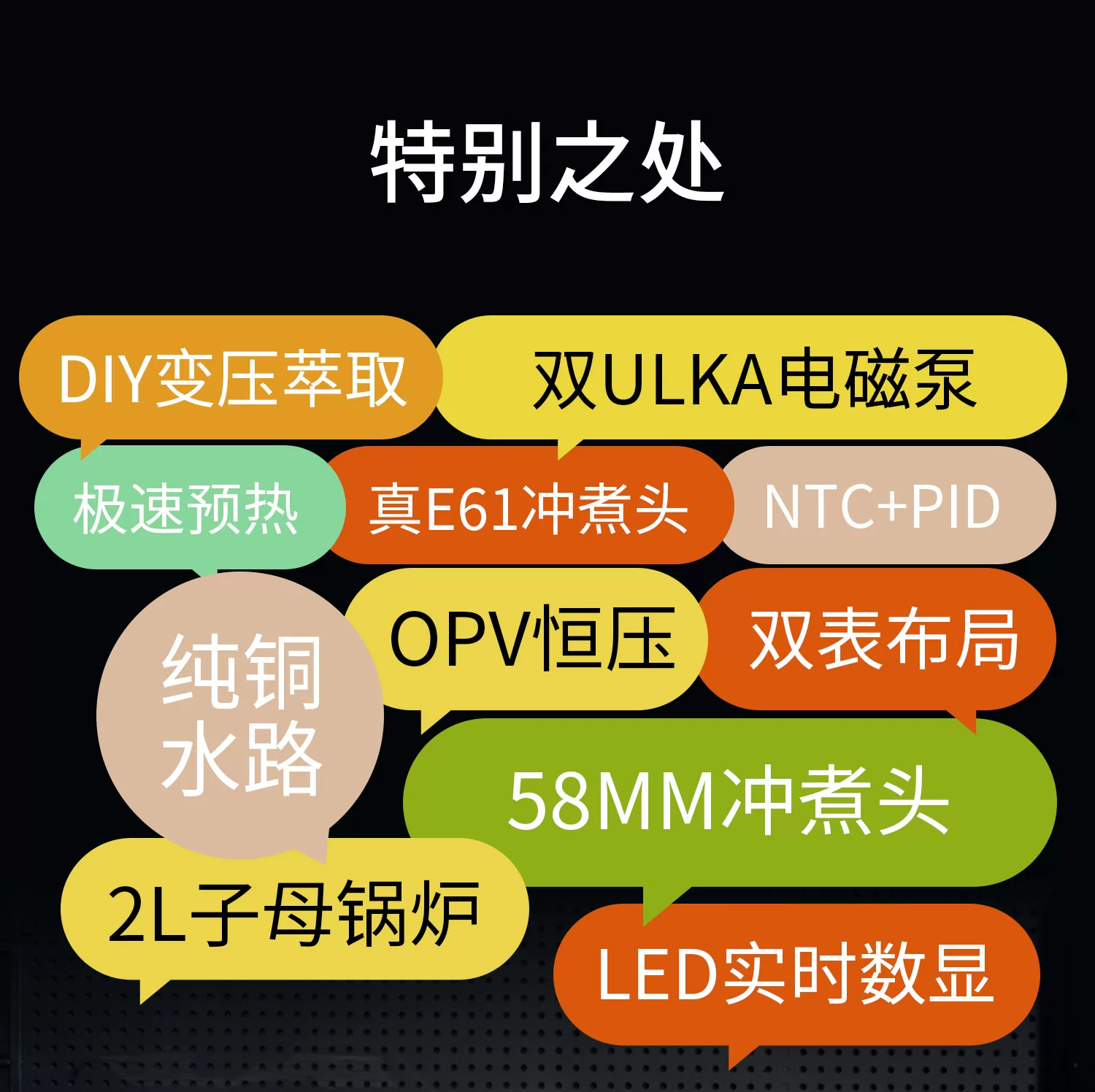 咖际V7半自动专业家商两用咖啡机意式浓缩美式变压打奶泡萃取一体 7