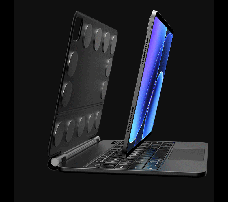 AirJ官方适用小米平板8/8pro磁吸悬浮键盘一体6/7spro智能触控pad6拆分保护套Redmi红米壳蓝牙无线鼠标套装 8