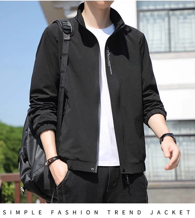 稻草人正品2025春秋季新款男士外套春款休闲夹克潮流男装棒球服衣 12