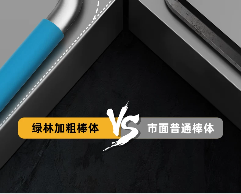 绿林pro内六角扳手套装高硬度加长6角螺丝刀内六方六角匙六棱扳手 8