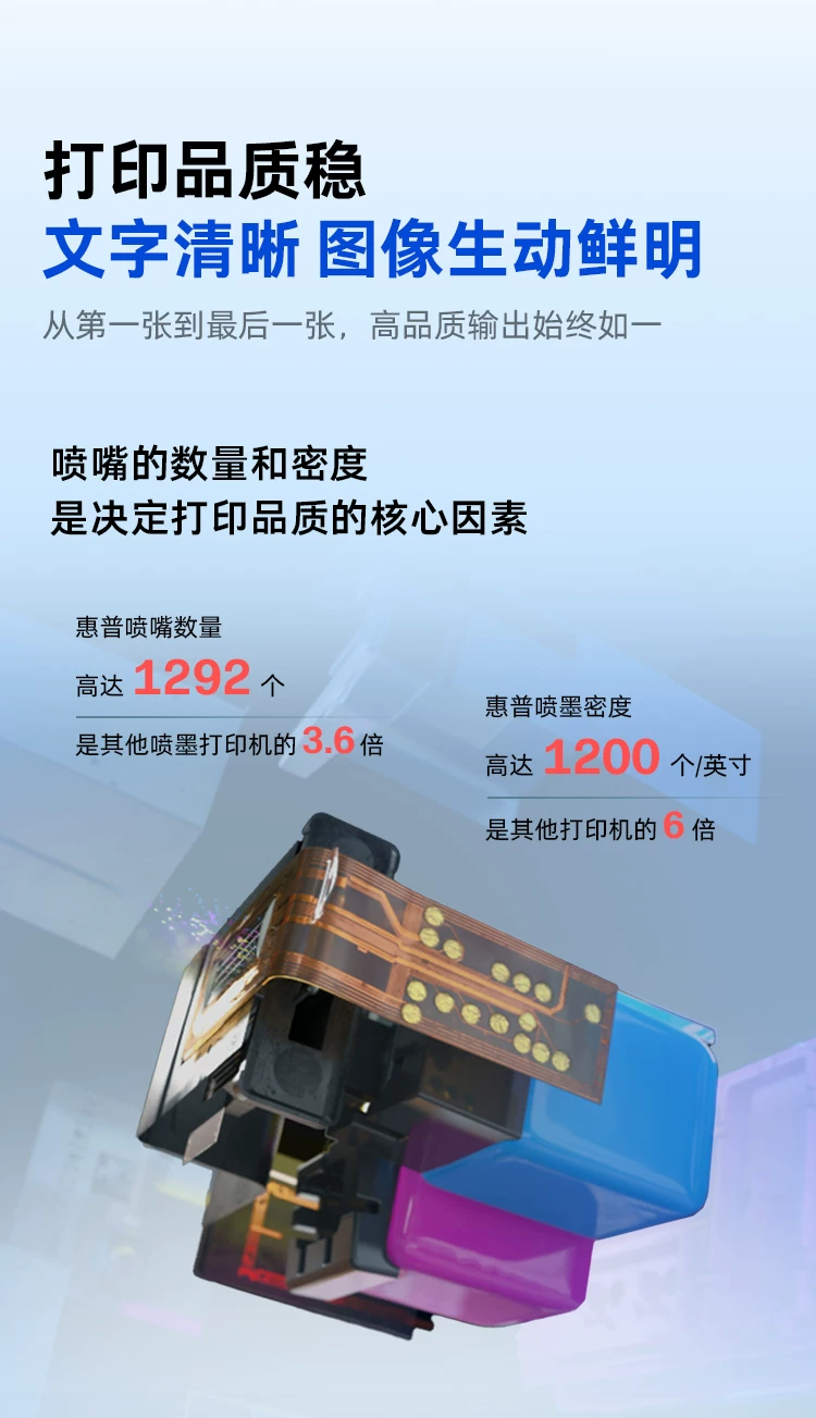 HP惠普tank599彩色喷墨连供家用小型打印机复印扫描一体机592墨仓式连接手机无线学生作业A4照片家庭办公专用 12
