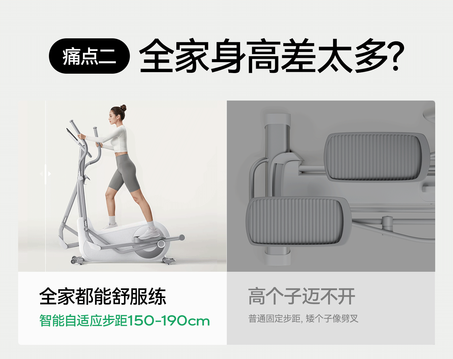 麦瑞克椭圆机家用大步距爬楼机健身器材静音护膝漫步仪凌波L7PRO 11