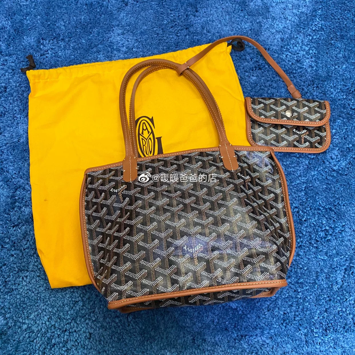 现货 Goyard 戈雅双面迷你 mini tote购物袋手提包 14