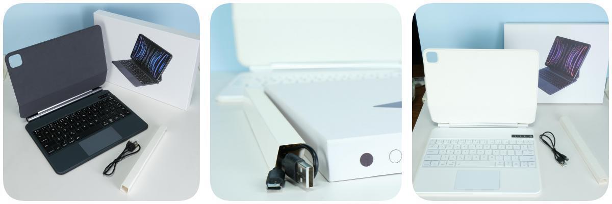 适用iPad10代妙控蓝牙键盘pro11一体式磁吸悬浮12.9触控厂批直销 15