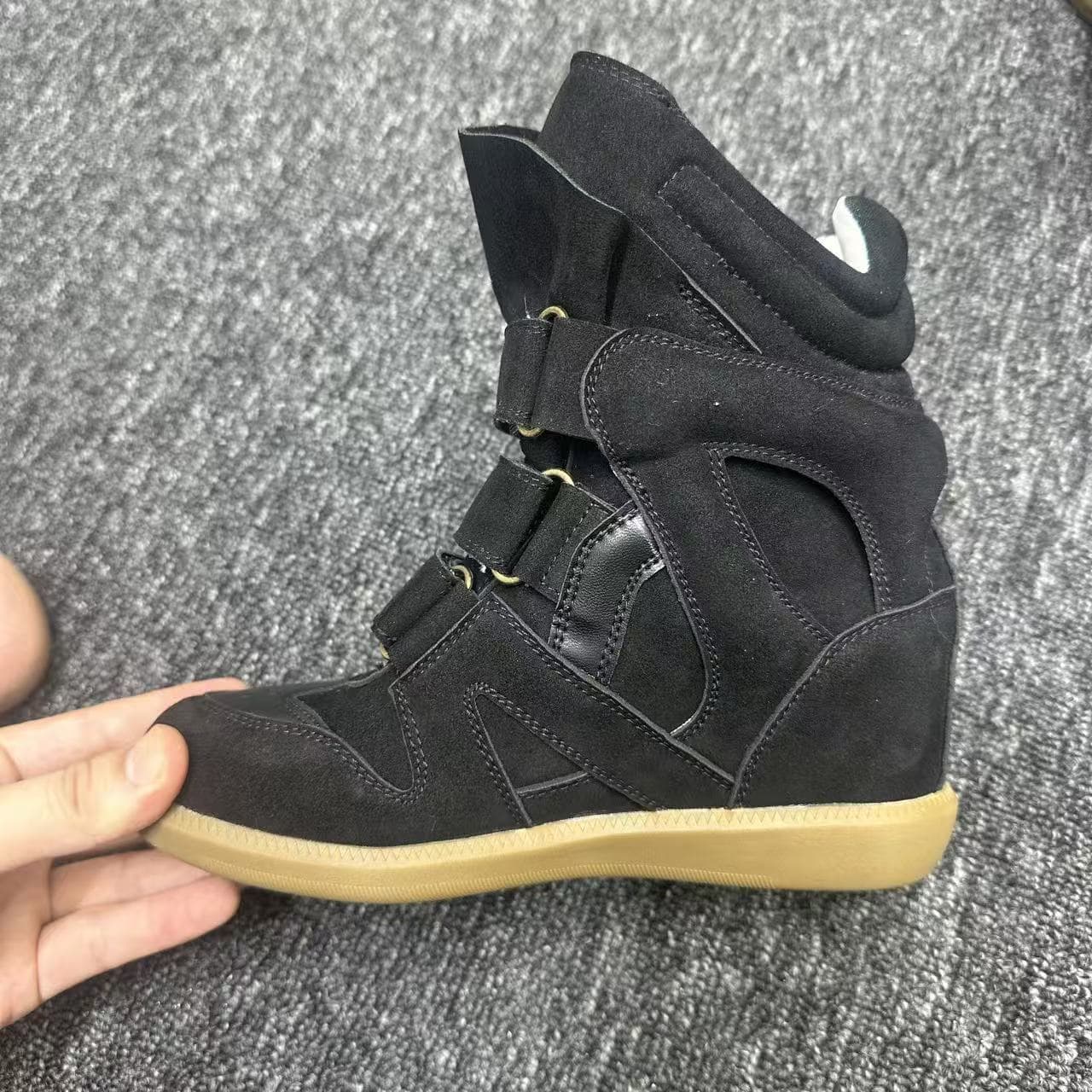 外贸跨境专供欧美街头爆款内增高休闲鞋伊莎贝尔高帮鞋休闲运动鞋 16