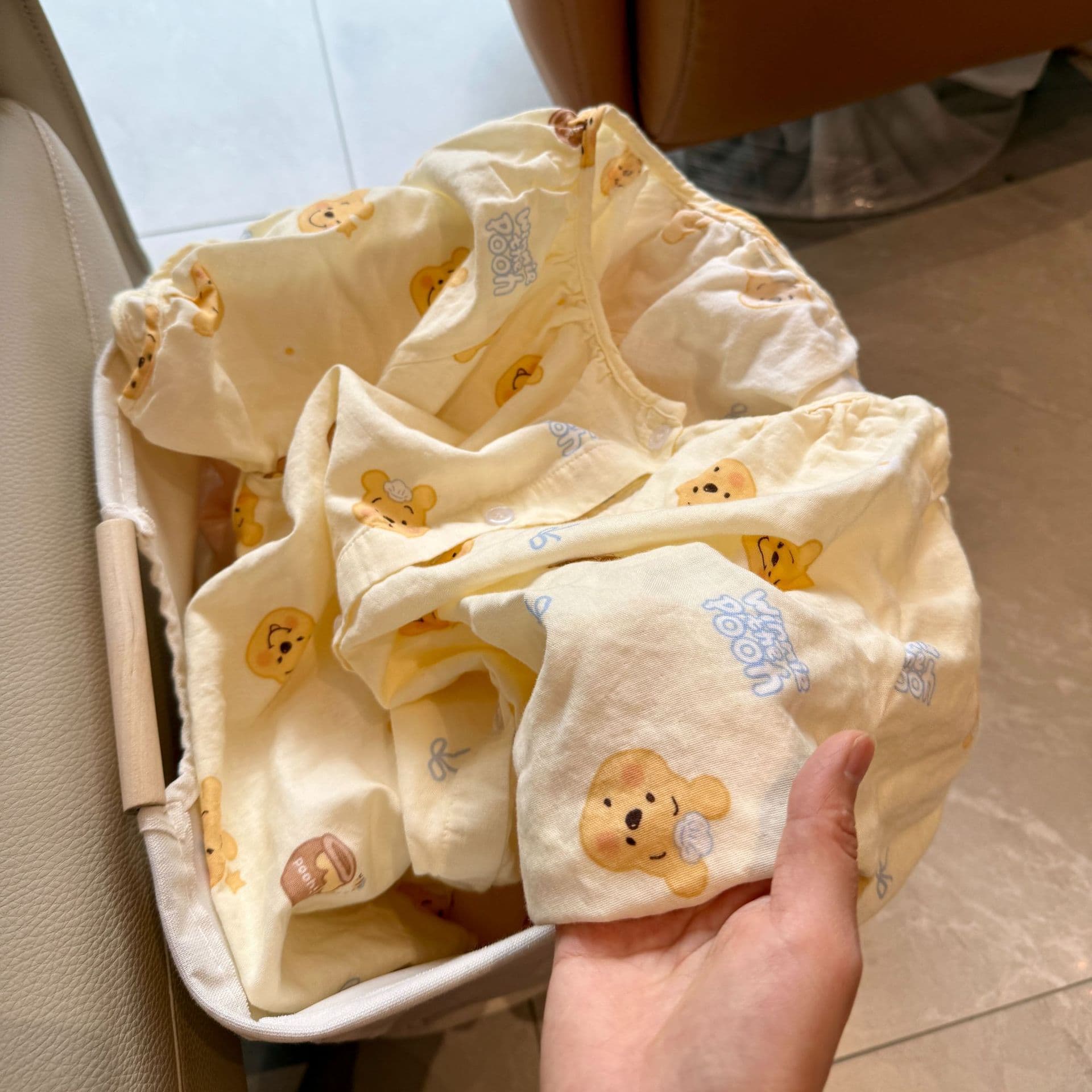 圆领短袖短裤A类全棉双层纱套头睡衣套装家居服纯棉纱布亲肤透气 10