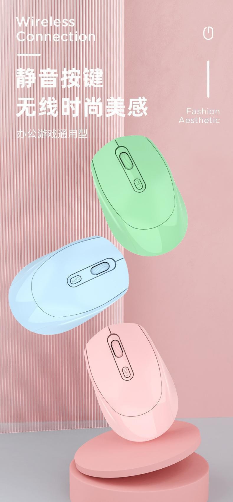 跨境工厂双模蓝牙充电鼠标轻巧携带平板电脑蓝牙静音充电无线鼠标 4