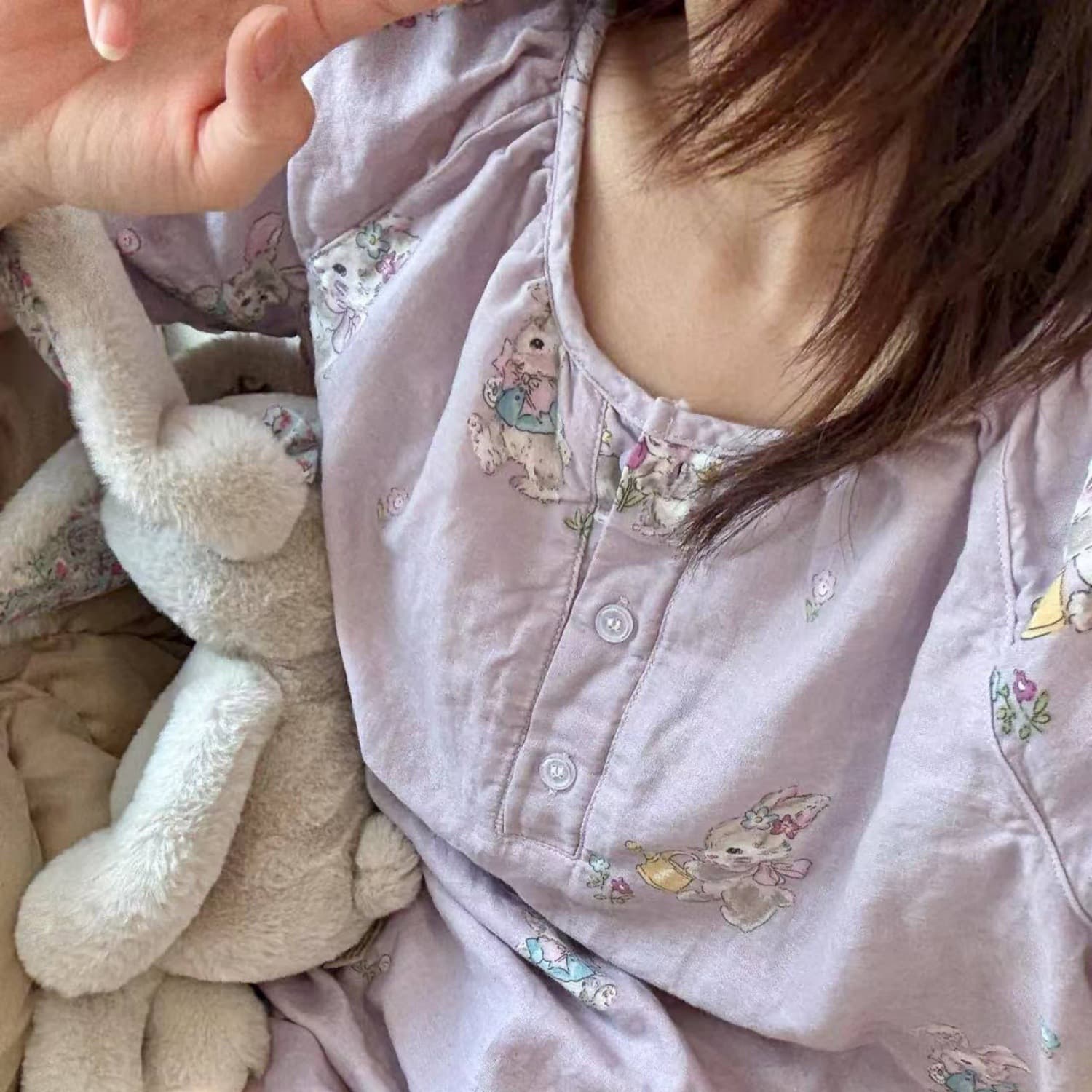 圆领短袖短裤A类全棉双层纱套头睡衣套装家居服纯棉纱布亲肤透气 5