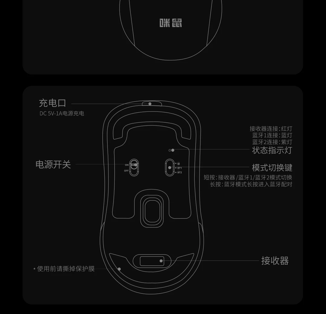 咪鼠M4 AI智能语音鼠标无线蓝牙声控打字翻译写作制作PPT视频制作 27
