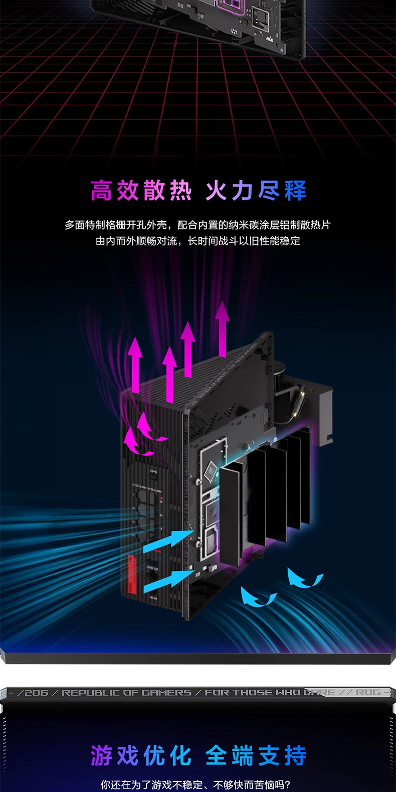 【现货速发】asus华硕ROG魔盒Pro 三频WiFi7电竞万兆无线路由器 BE12000M AImesh随心组 9