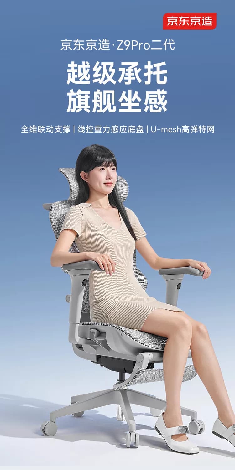 京东京造Z9Pro二代人体工学椅电竞椅办公椅子电脑椅人工力学座椅 2