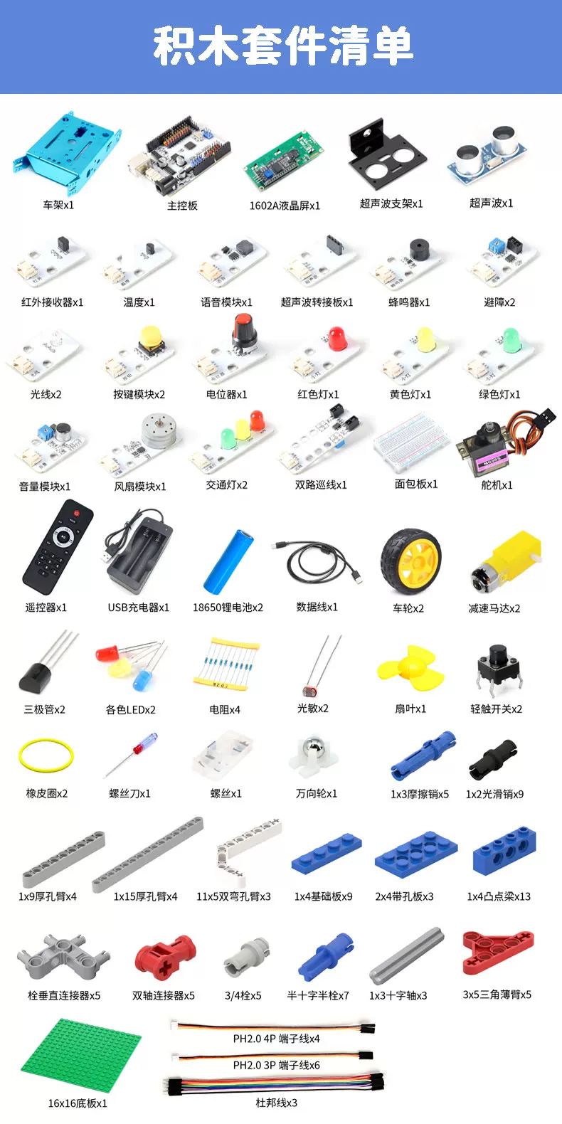 青少年机器人等级考试一二级三四级器材教具9686编程积木套装wedo 21