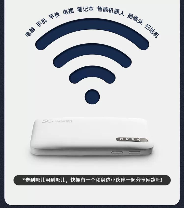 5G可插卡随身wifi上网无线广电5G网络移动5G便携车载sim卡路由器 24