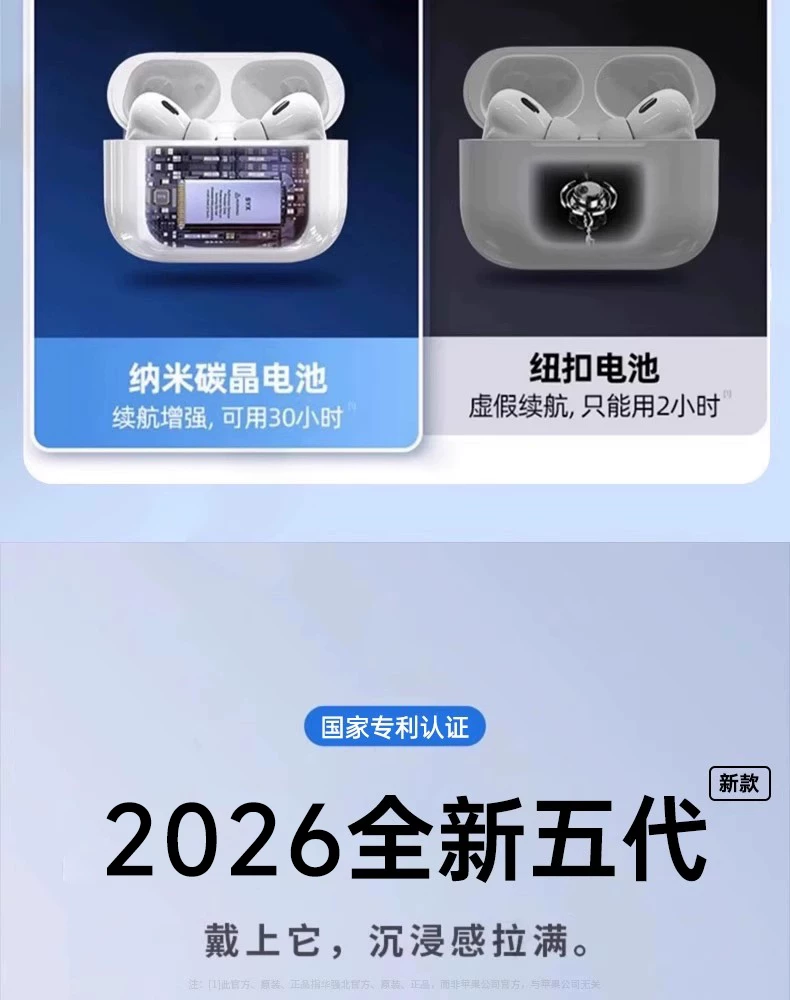 华强北Pro3代蓝牙耳机降噪无线2026新款5洛达顶配2高音质超长待机 13
