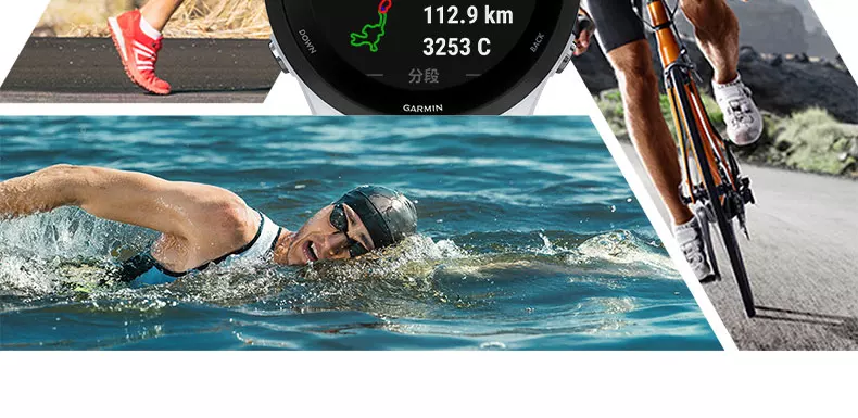 Garmin佳明Forerunner255/165/265/965跑步马拉松徒步游泳骑行心率距离轨迹配速专业运动HRV健康监测手表 32